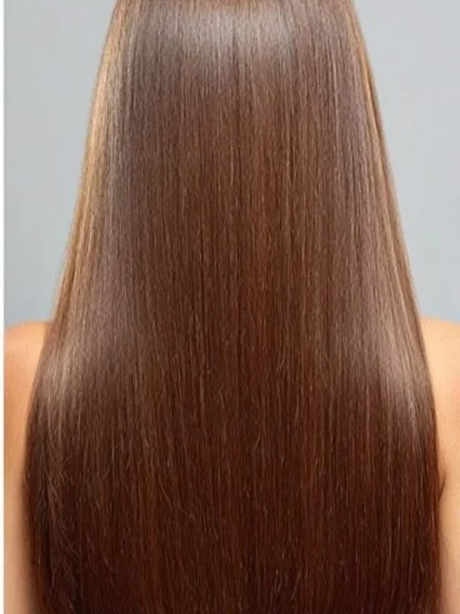 Smooth hair after treatment